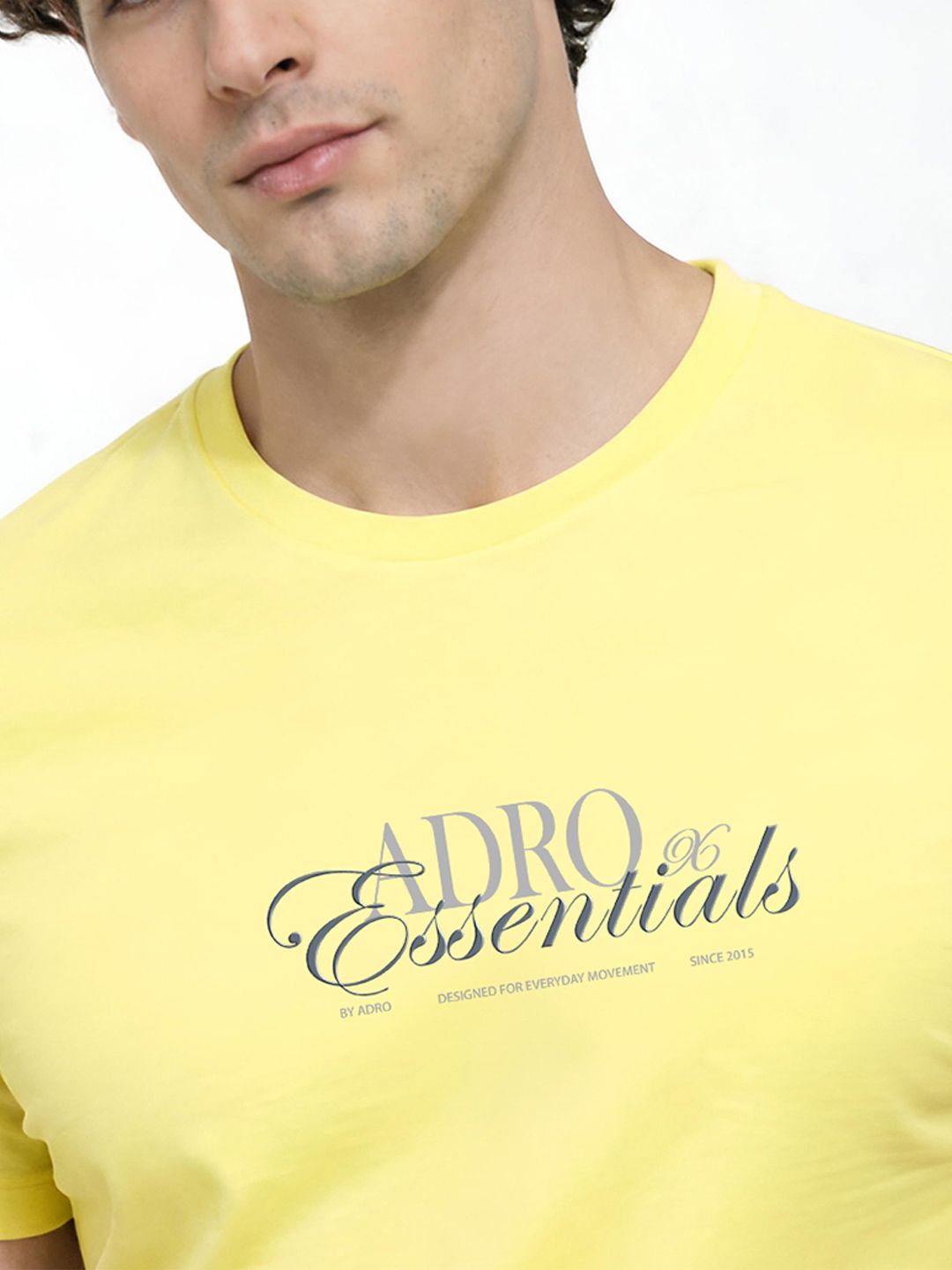 ADRO Men Typography Printed T-shirt