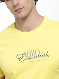 ADRO Men Typography Printed T-shirt