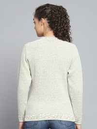 Monte Carlo Women Embroidered Woollen Cardigan