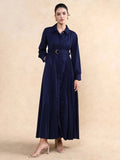 RAREISM Women Shirt Collar Maxi Dress