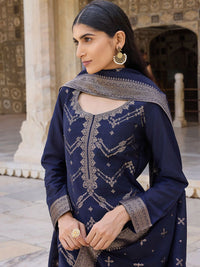 KALINI Ethnic Motifs Woven Design Kurta With Trousers & Dupatta