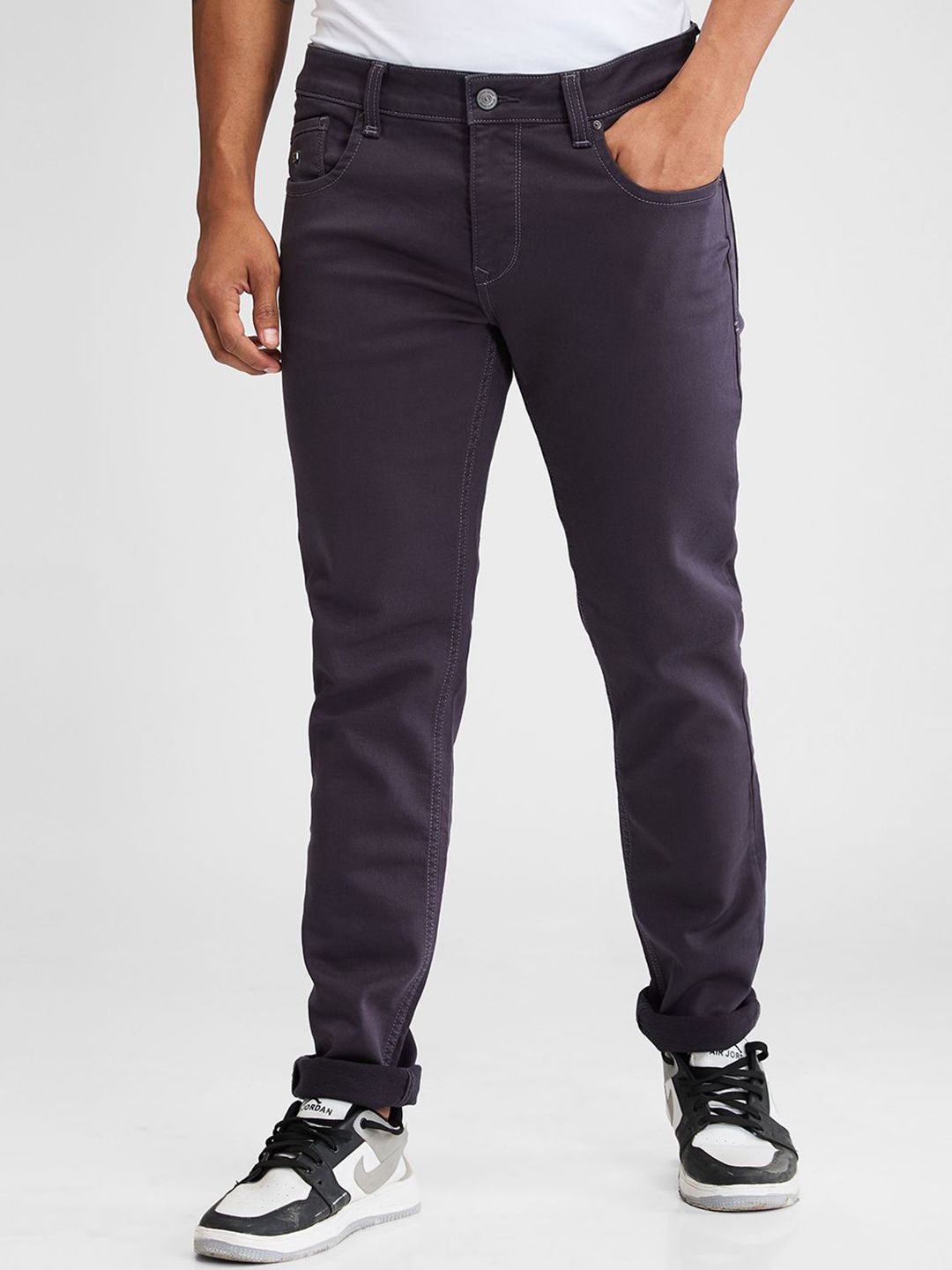 SPYKAR Men Skinny Fit Low-Rise Light Fade Stretchable Jeans