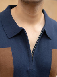 Powerlook Men Cotton Striped Polo T-Shirt