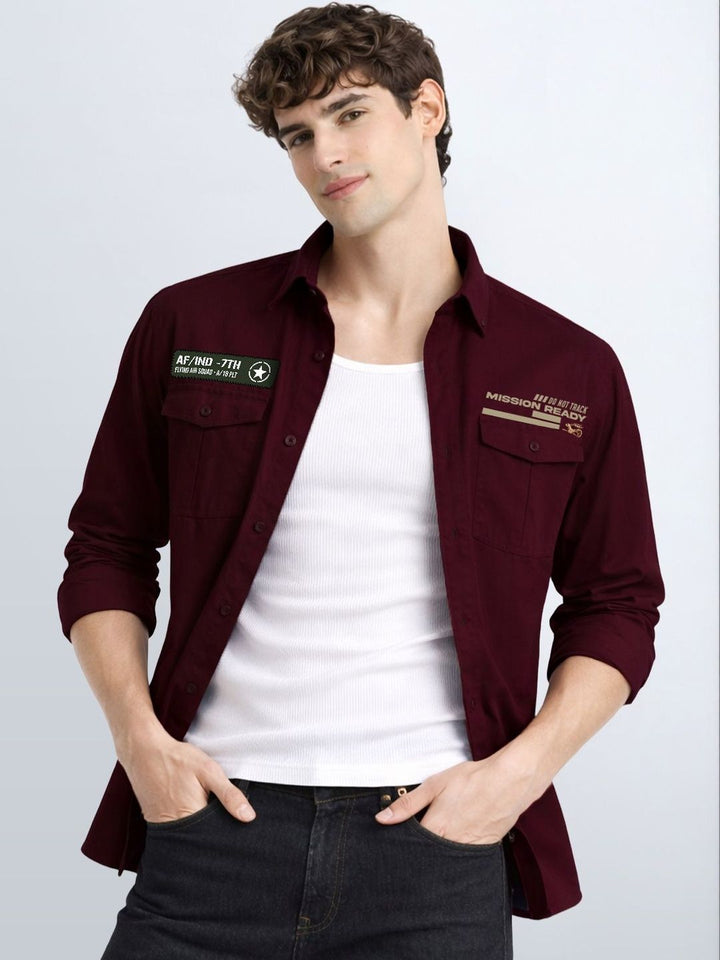 ADRO Men Standard Printed Casual Shirt
