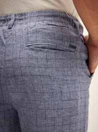 THE BEAR HOUSE Men Checked Regular Fit Trousers