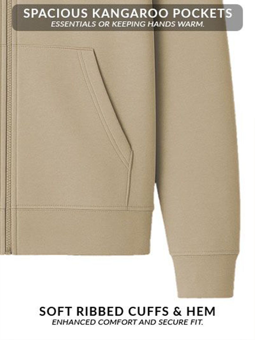 ADRO Men Printed Hooded Sweatshirt