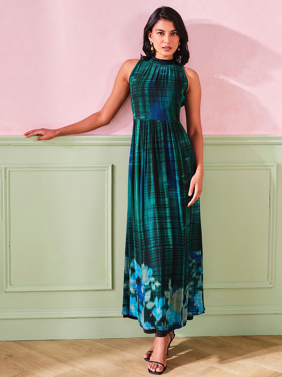 AND Women Tie and Dye Printed Maxi Dress