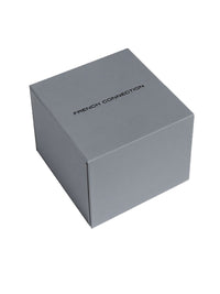 French Connection Women Dial & Stainless Steel Bracelet Style Straps Analogue Watch FCB7SM