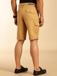 Thomas Scott Men Cotton Mid-Rise Cargo Shorts