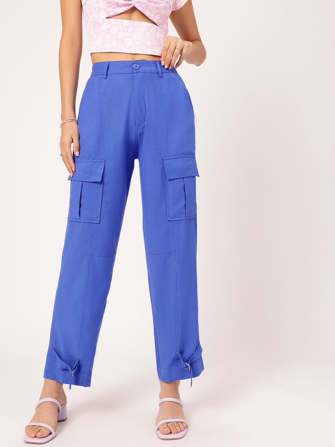 DressBerry Women Urban K-Vibes Cargo-Style Trousers