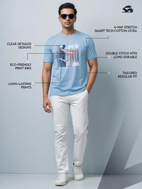 Tshirts Biru Lelaki ADRO