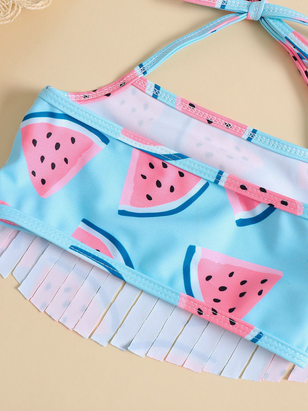 YK Girls Printed Swimset