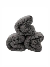 BOMBAY DYEING Grey 3 Pcs Pure Cotton 650 GSM Face Towel