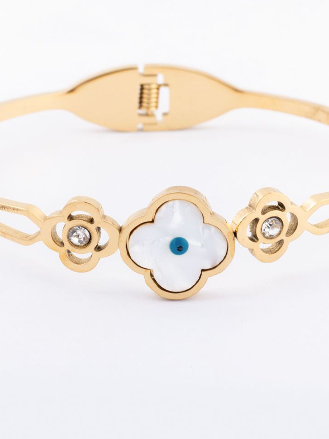 VOGUE PANASH Wanita Brass Gold-plated Bangle-Style Bracelet