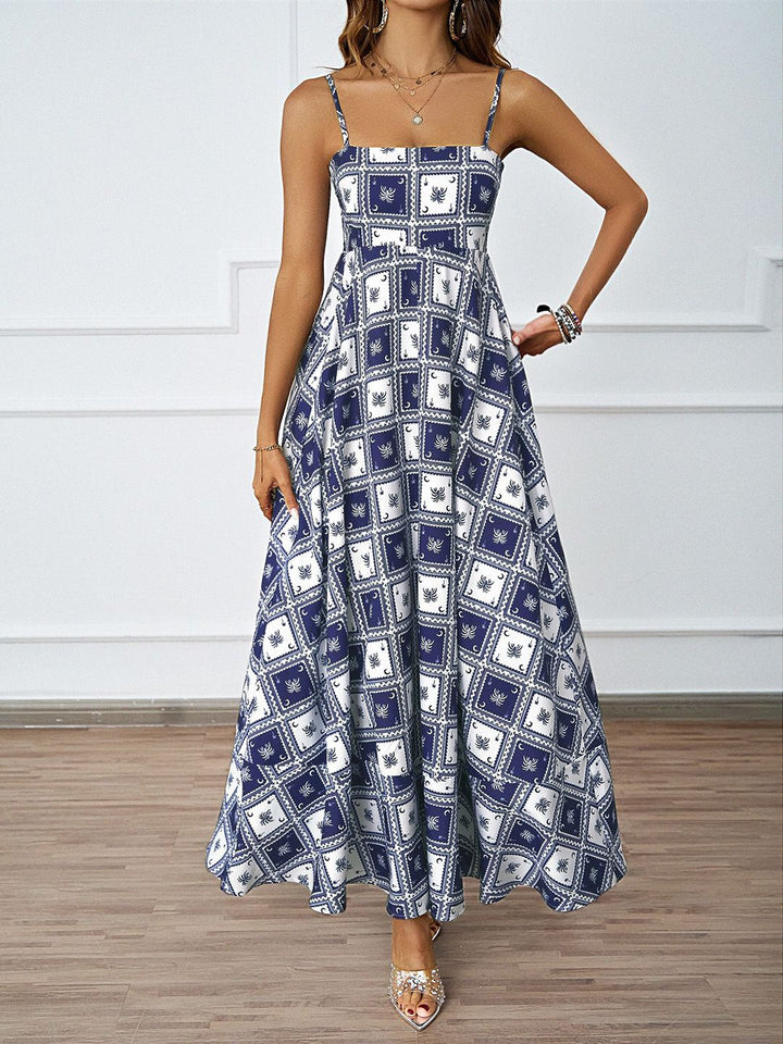 all about you Ethnic Motifs Print Maxi Dress