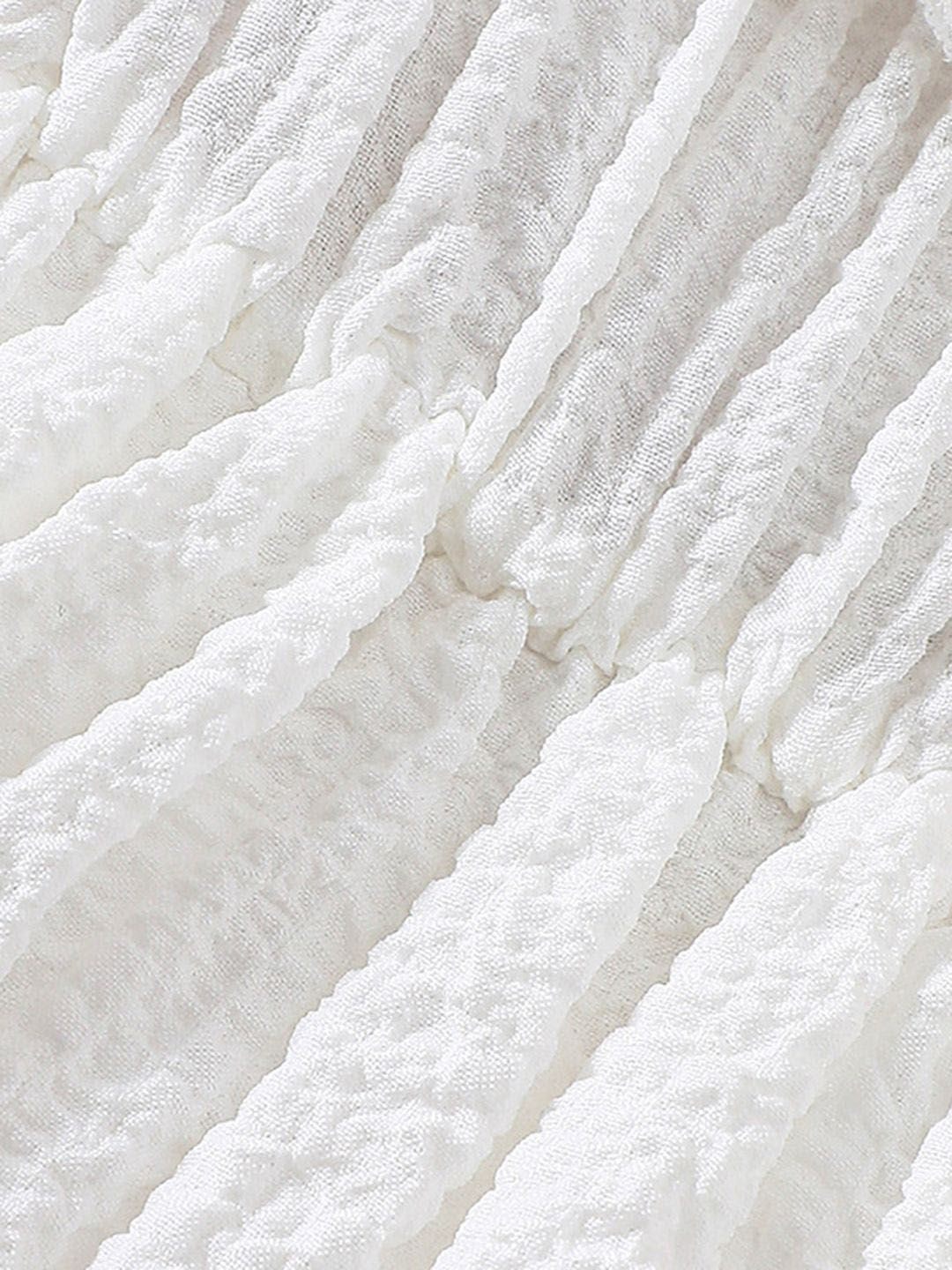 YK Girls Shoulder Straps Fit & Flare Dress