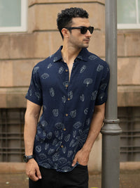 Powerlook SS25 Flowy Conversational Printed Casual Shirt