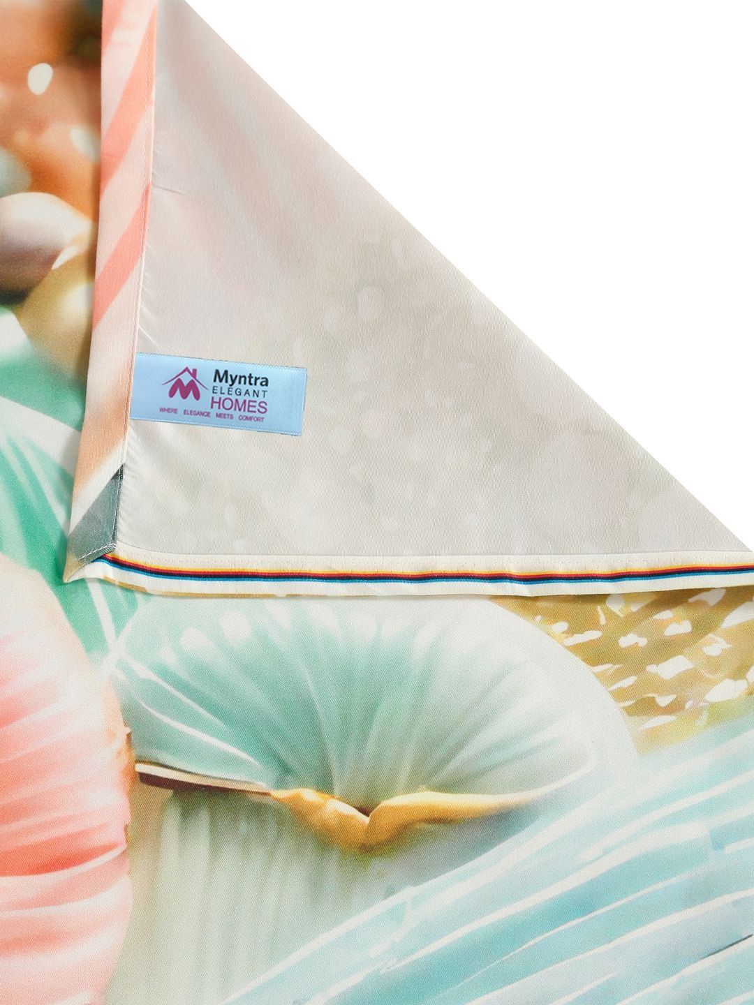 Myntra Elegant Homes Abstrak 400 TC King 7D Cadar Dengan 2 Sarung Bantal-250X225 cm