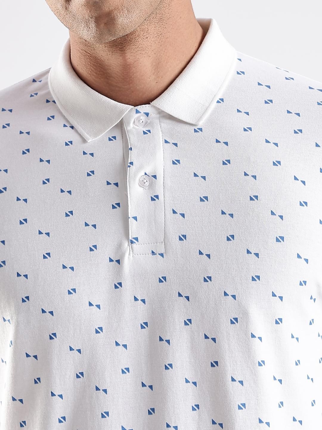 Tshirts ADRO Men Off White Cotton