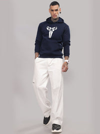 ADRO Men Printed Hooded Sweatshirt