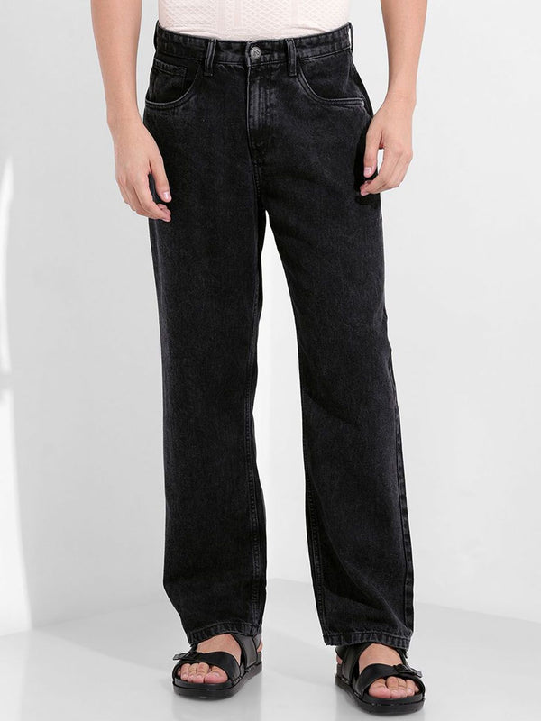The Indian Garage Co Men Relaxed Fit Mid-Rise Cotton Light Fade Jeans