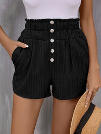 DressBerry Women Self Striped Shorts
