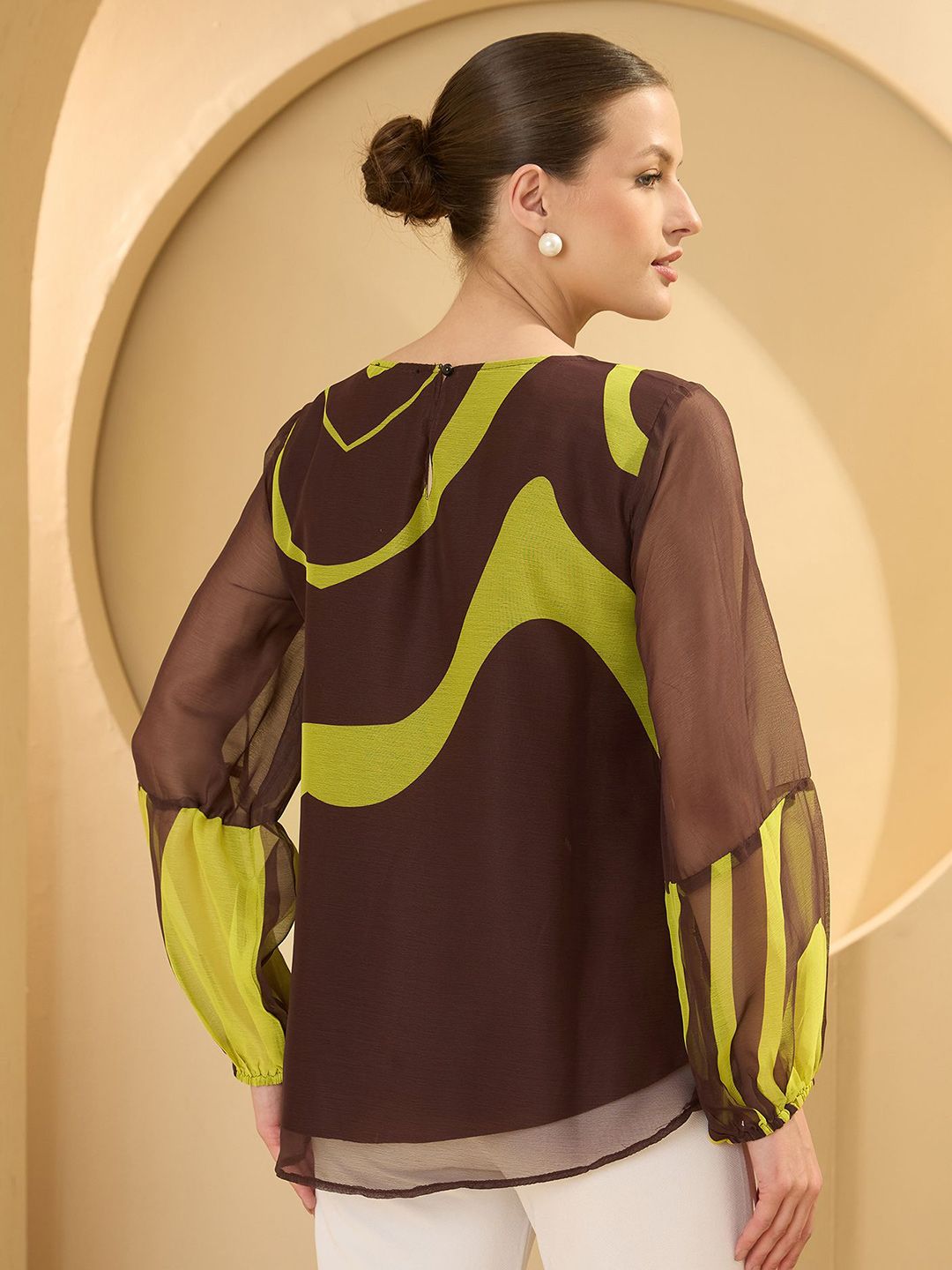 Antheaa Women Round Neck Top