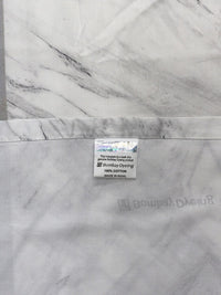 BOMBAY DYEING Urban Living Grey Printed 400 TC Cotton King Bedsheet with 4 Pillow Covers