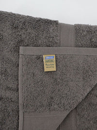 BOMBAY DYEING Grey 1 Cotton 550 GSM Bath Towel