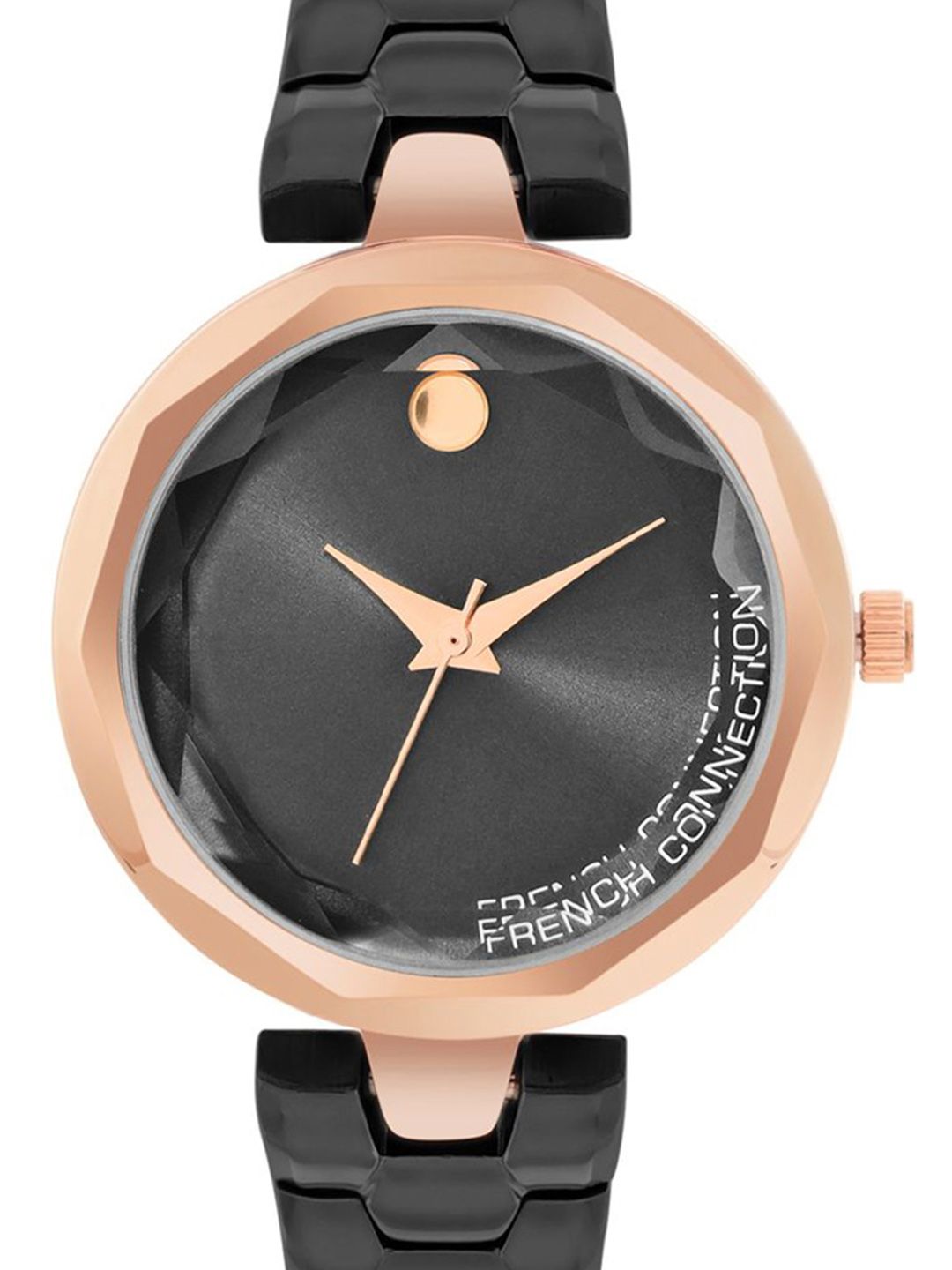 Sambungan Perancis Wanita Dial Gelang Gaya Gelang Tali Reset Masa Analog Watch FCH09BM