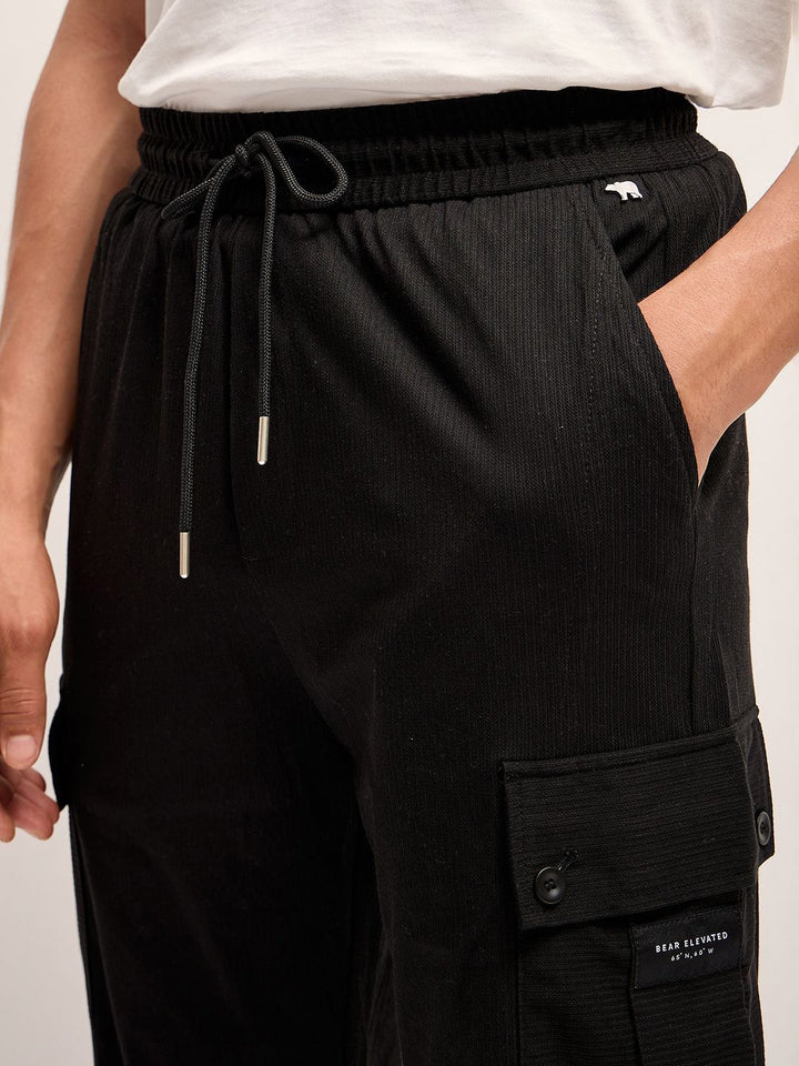 THE BEAR HOUSE Men Solid Cargo Trouser