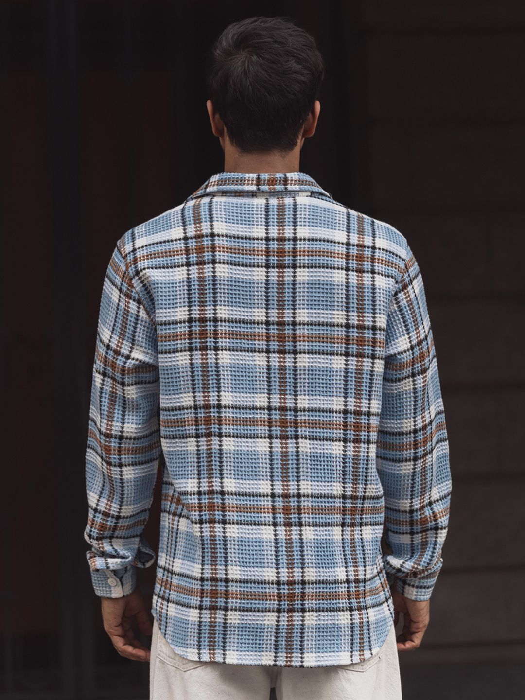 Powerlook Men Tartan Checks Opaque Checked Casual Shirt