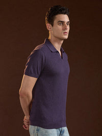 THE BEAR HOUSE Men Polo Collar Slim Fit T-shirt