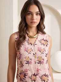 Mamicha Floral Print Top