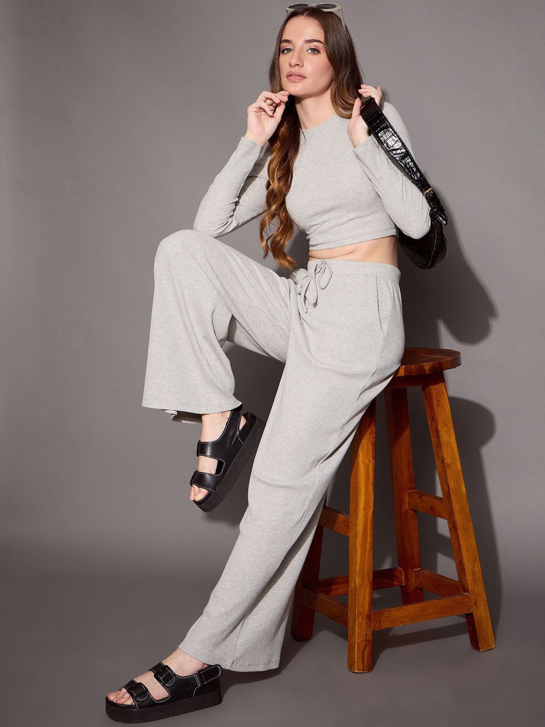SASSAFRAS BASICS Solid Ribbed Trouser