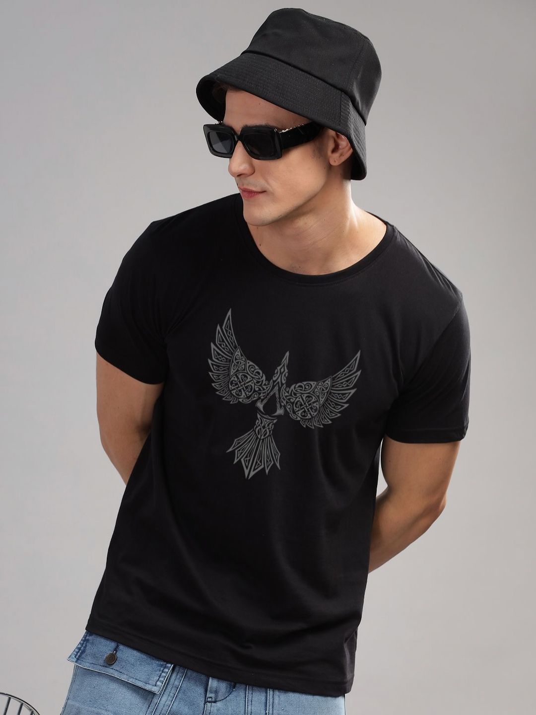 ADRO Men Printed T-shirt