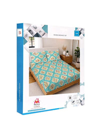 Myntra Elegant Homes Multicolor Floral 300 TC King Double Bedsheet dengan 2 Sarung Bantal