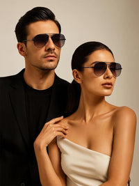 IDEE Unisex Aviator Sunglasses With UV Protected Lens