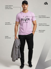 ADRO Men Typography Printed T-shirt