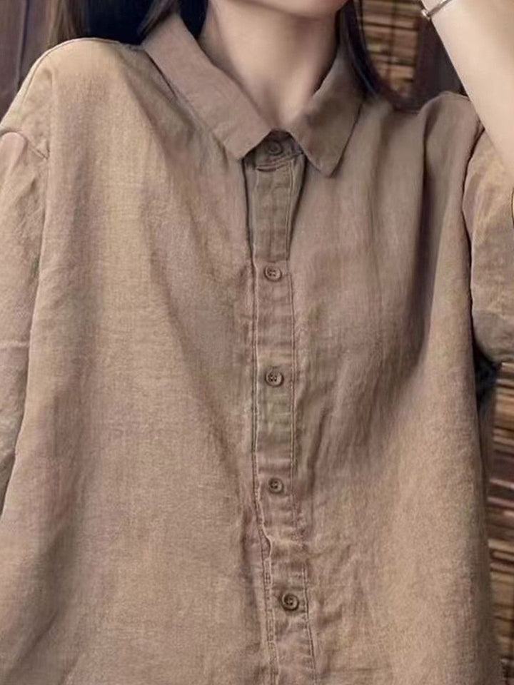 DressBerry Spread Collar Relaxed Fit Shirt