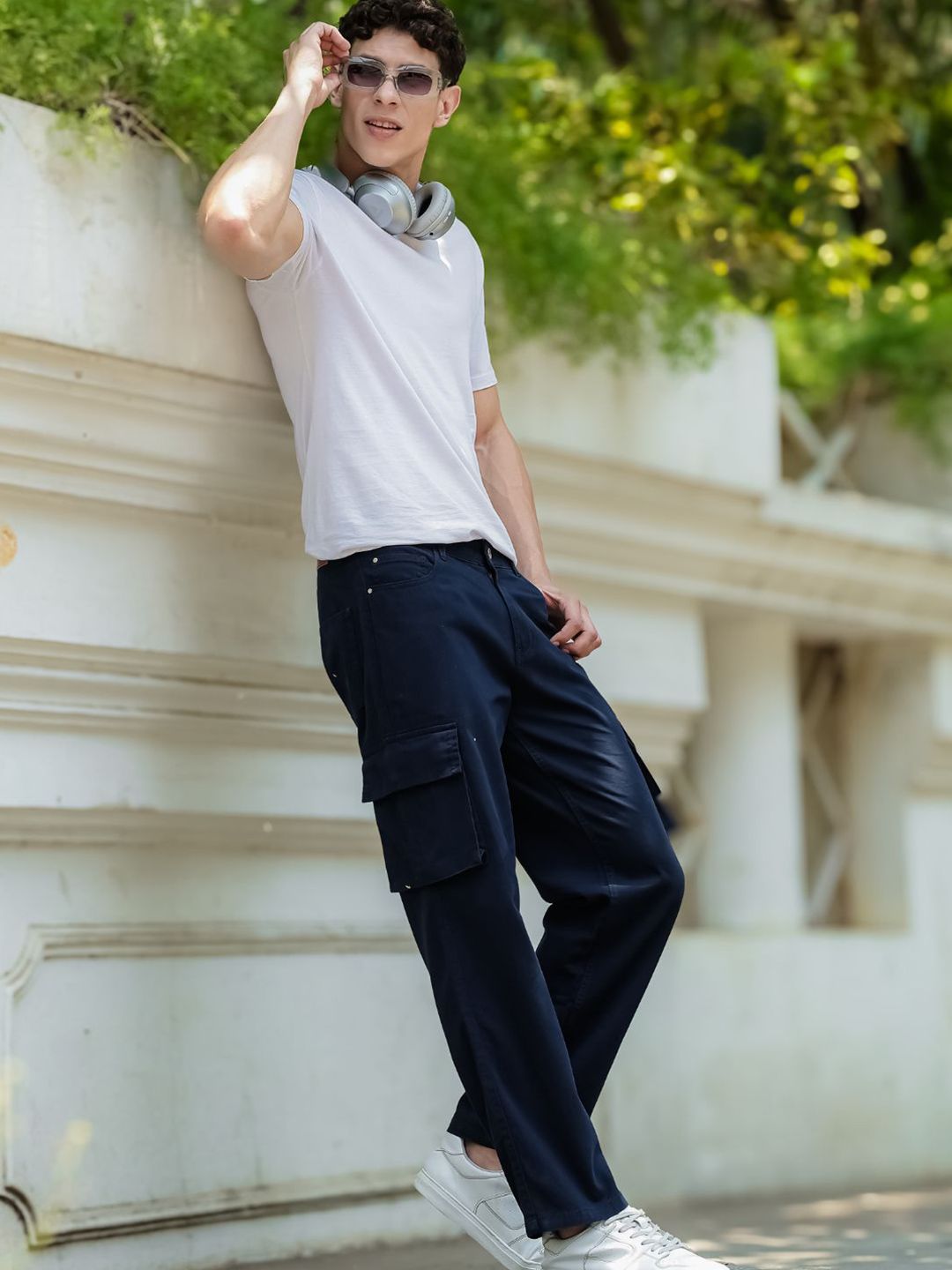 Eszett Men Easy Wash Cargos Trousers