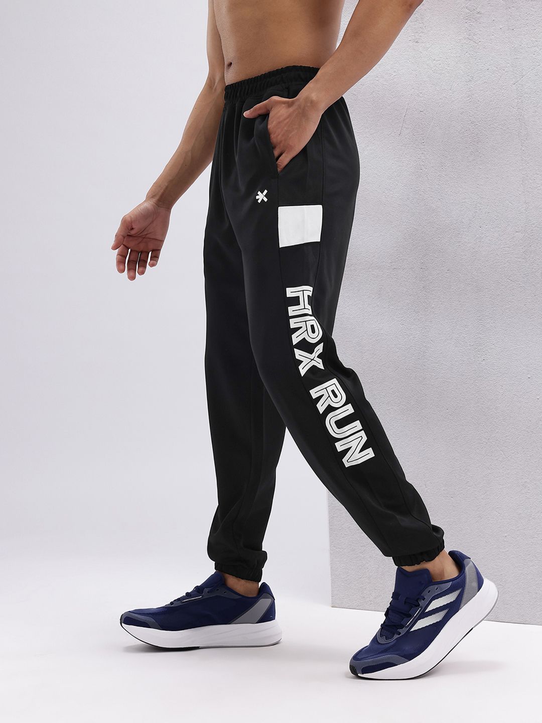HRX by Hrithik Roshan Men Typography Printed Rapid-Dry Running Joggers