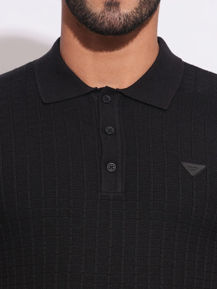 Being Human Men Polo Collar T-shirt