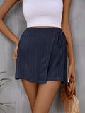 DressBerry Textured Wrap Skorts