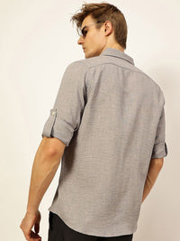 Thomas Scott Men Slim Fit Button-Down Collar Casual Shirt