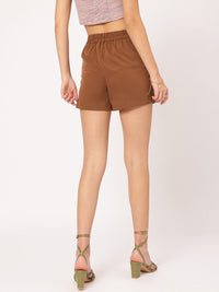 DressBerry Women Cargo Pocketed Shorts