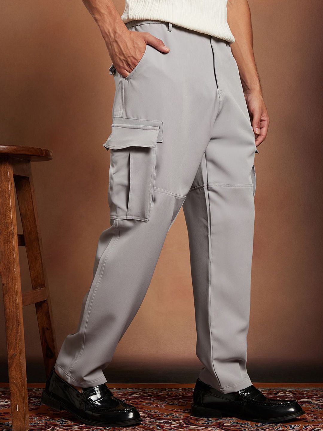 Campus Sutra Men Comfort Cargos Trousers