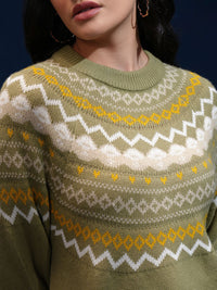 ESPYR By Tokyo Talkies Women Round Neck Pullover