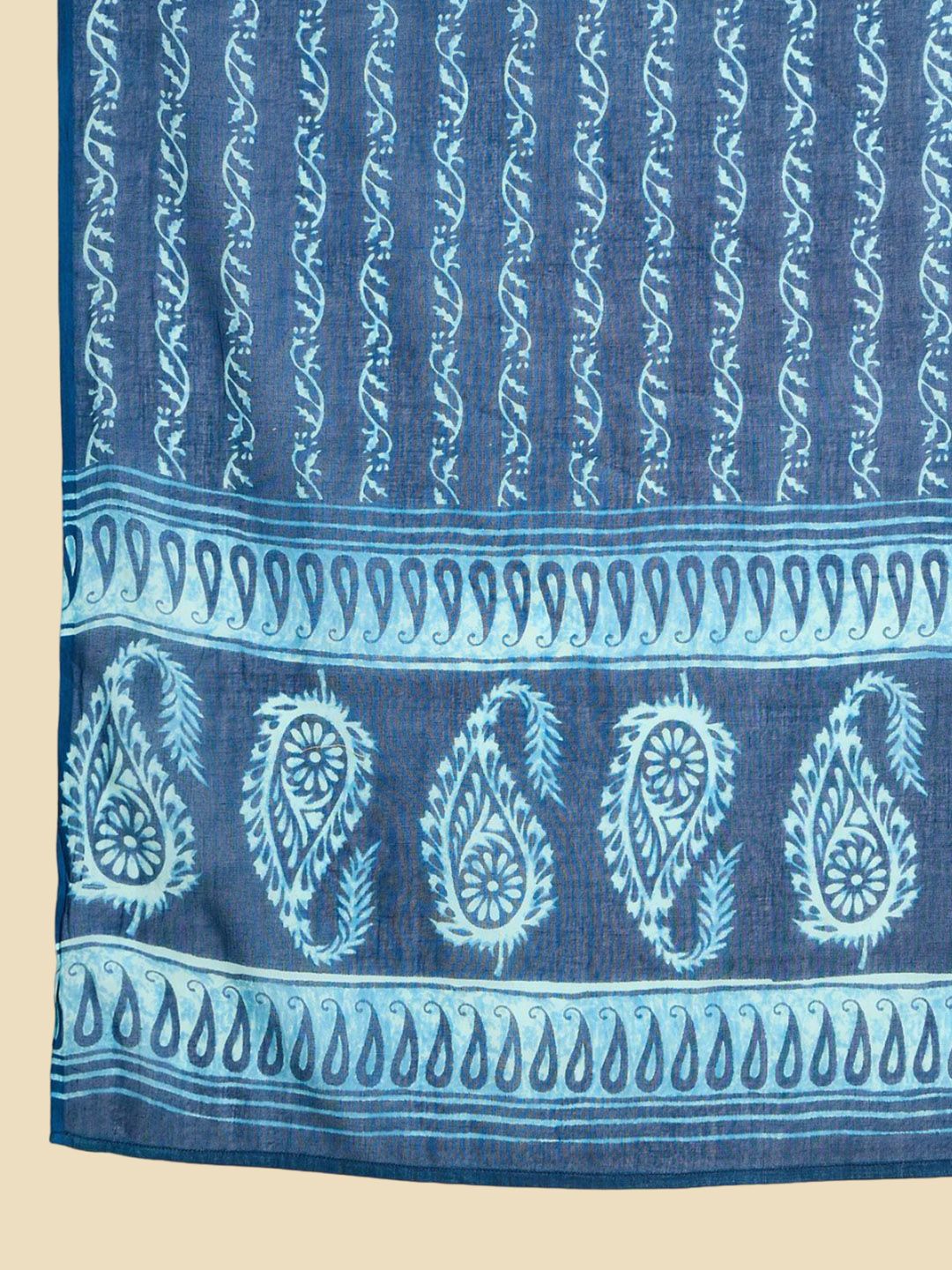 Indo Era Women Paisley Printed Pure Cotton Kurta with Trousers & Dupatta