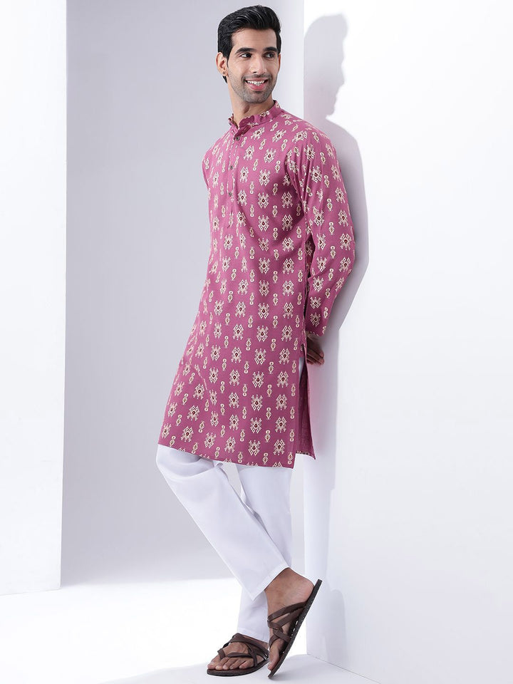 Anouk Men Ethnic Motifs Printed Regular Kurta with Pyjamas